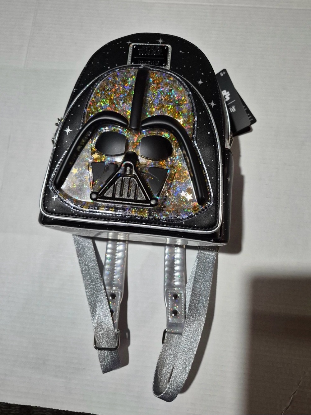 Darth Vader Glitter Mini Backpack